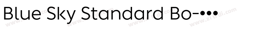 Blue Sky Standard Bo字体转换 Blue Sky Standard Bo字体转换